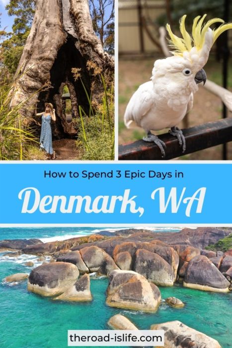 Itinerary for Denmark Western Australia