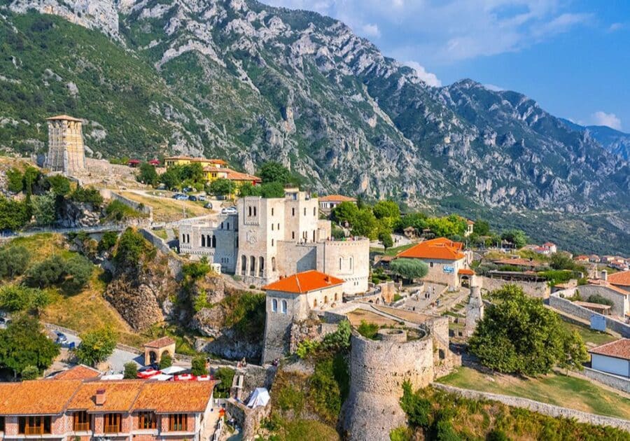 Kruje - mountain village of Albania
