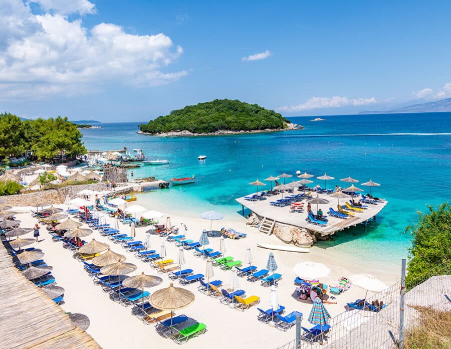 Plazhi Ksamilit, Albanian Riviera