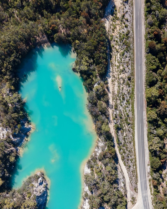 little blue lake tasmania
