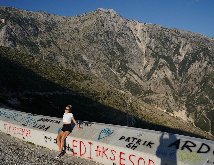 Llogara Pass on a day trip from Saranda