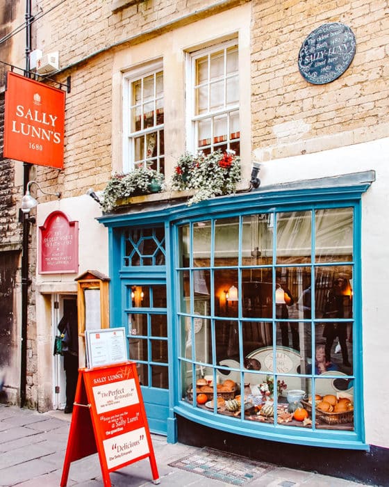 Sally Lunn's tea house in Bath