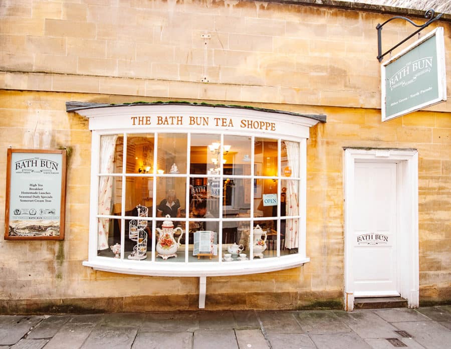 A cute tea shop in Bath UK