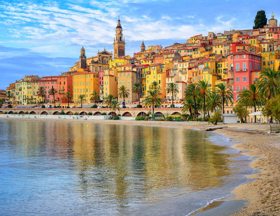 The stunning town of Menton, France