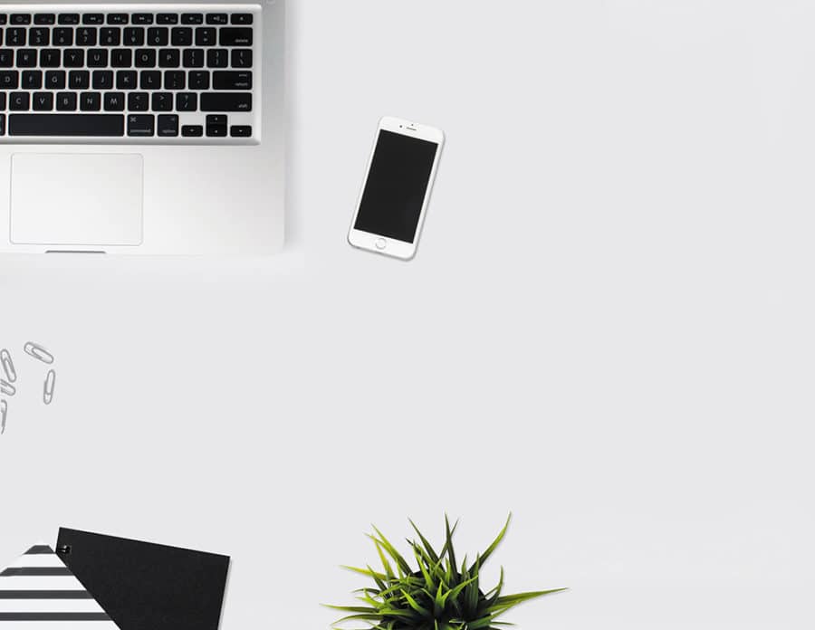 A minimalist workspace