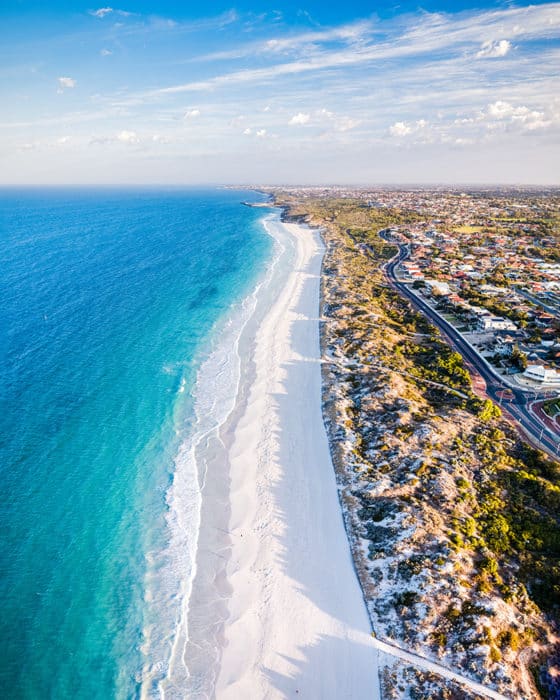 The stunning Mullaloo Beach, one of the best beaches in WA