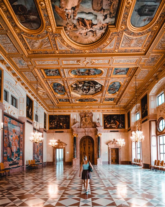Exploring the stunning halls of the Munich Residenz