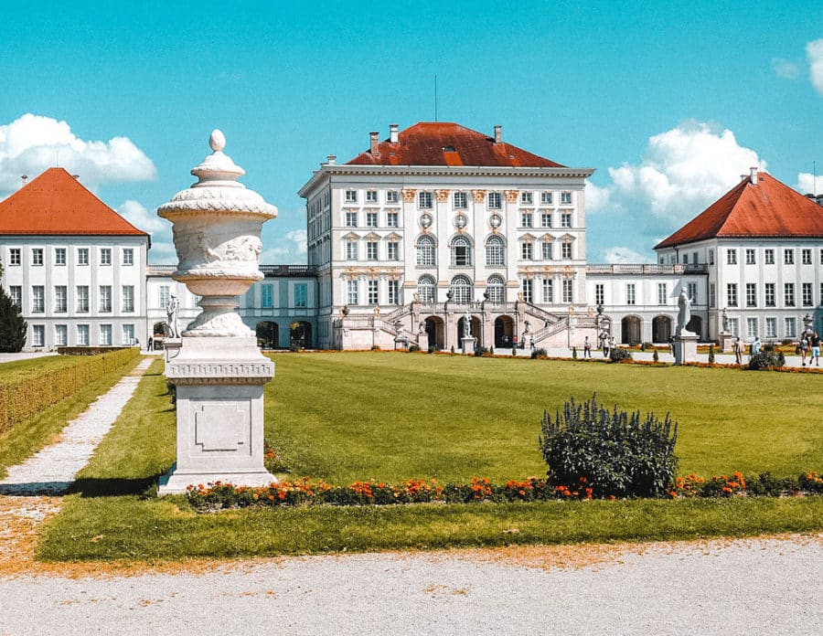 The stunning Nymphenburg Palace in Munich Germany