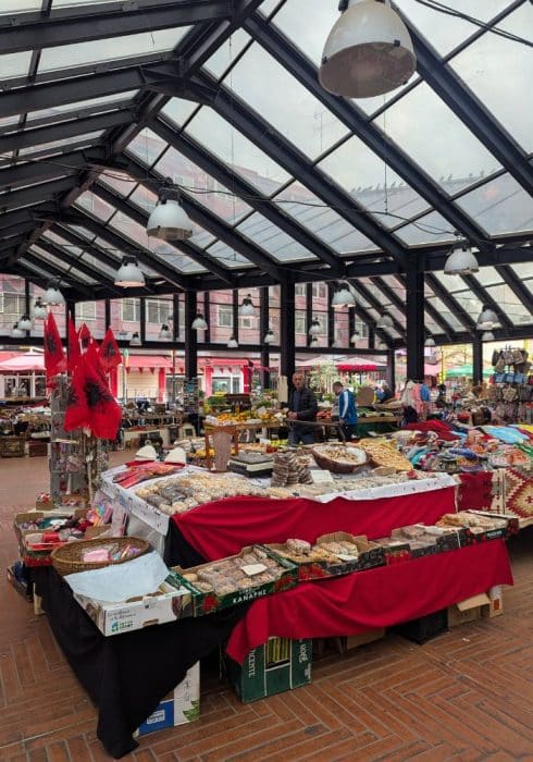 Exploring the Old Bazaar in Tirana