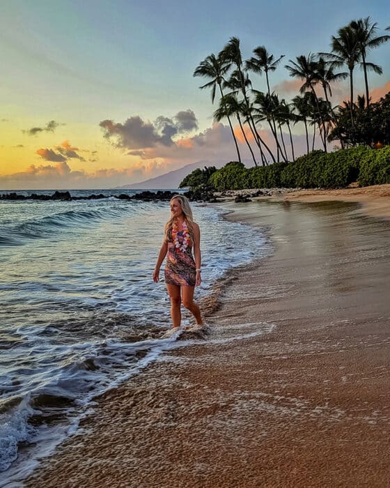 Palauea Beach Sunset, Maui