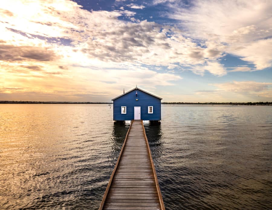 Blue Boat Shed, Perth WA