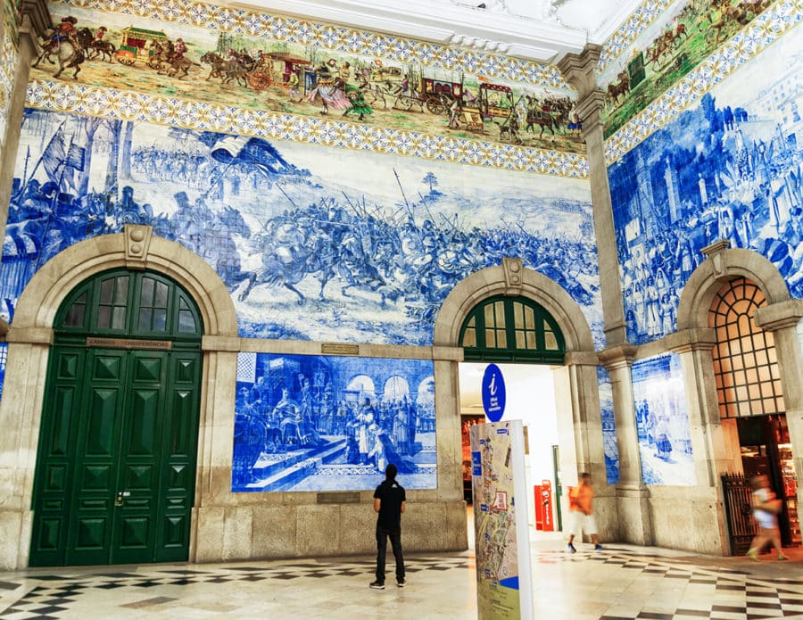 Sao Bento Train Station - Porto, Portugal
