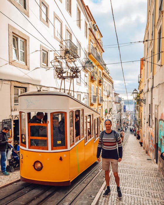 Check out the Ascensor da Bica in Lisbon