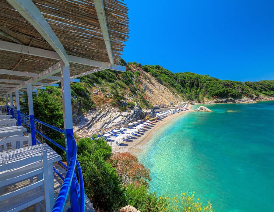 The most beautiful beaches in Saranda, Albania - Pulëbardha Beach