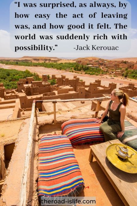 A girl travelling alone in Morocco