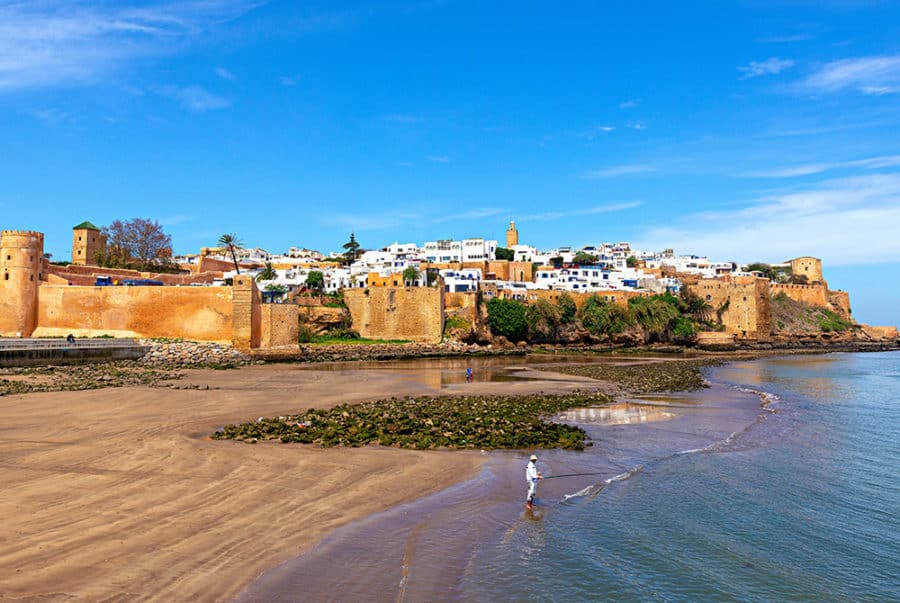 The beautiful seaside city of Rabat, Morocco