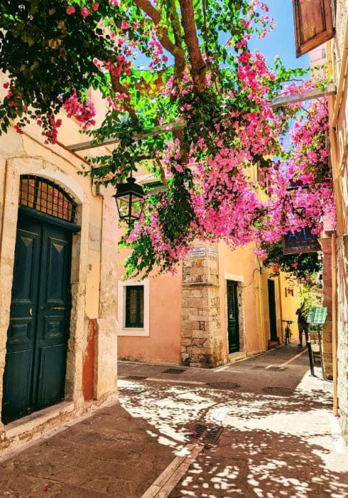 The gorgeous streets of Rethymno, Crete