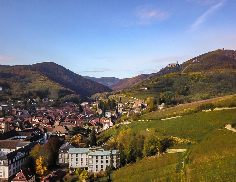 The charming town of Ribeauville, France