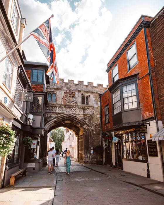 Exploring the streets of Salisbury, UK