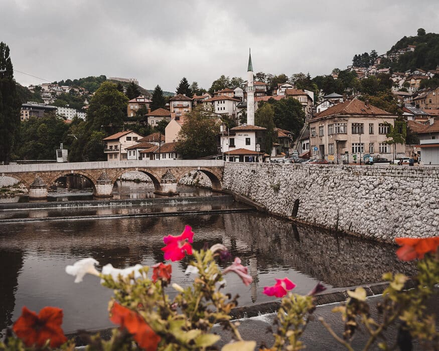Beautiful scenery in Sarajevo