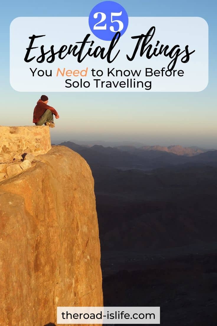 Feeling a little apprehensive about taking the leap into solo travel? Don't worry I got you! I've been there before myself. Don't make the same mistakes I did, check out my list of 25 tips to help you ease your way into first time solo travel like a pro! #solotravel #travellingalone #backpacking