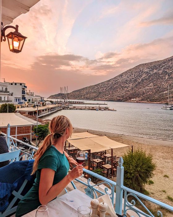 Sunset in Kamares, Sifnos