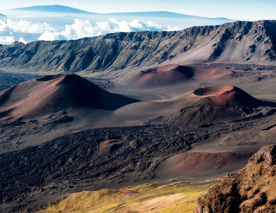Looking into the crater before watching the Sunset on Haleakala