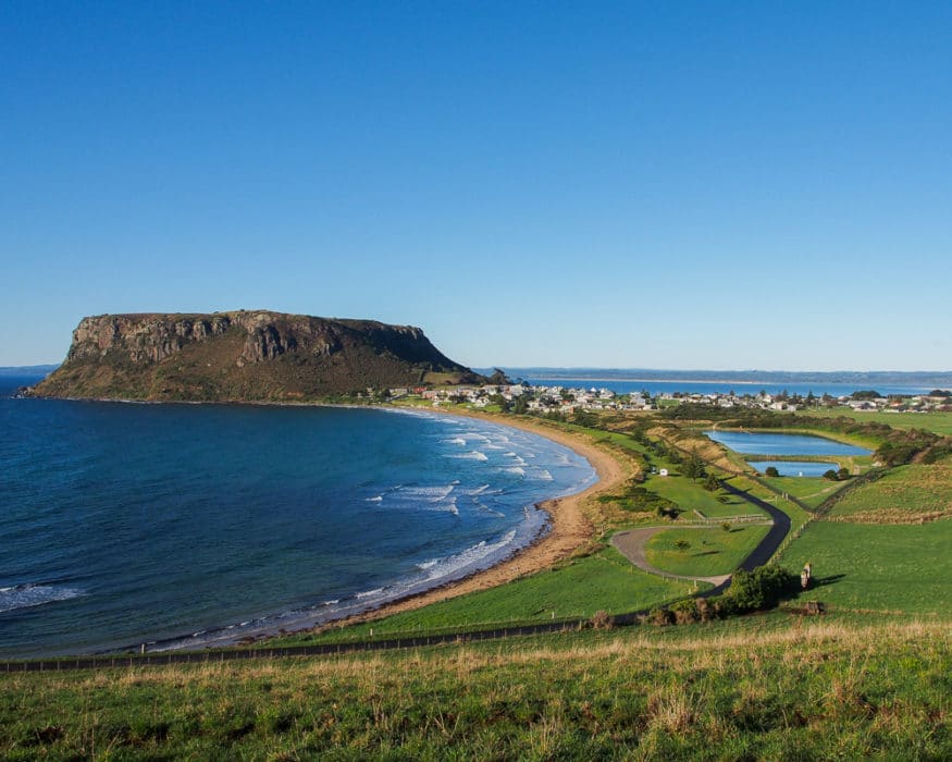 Best natural landmarks of Tasmania - The Nut, Stanley