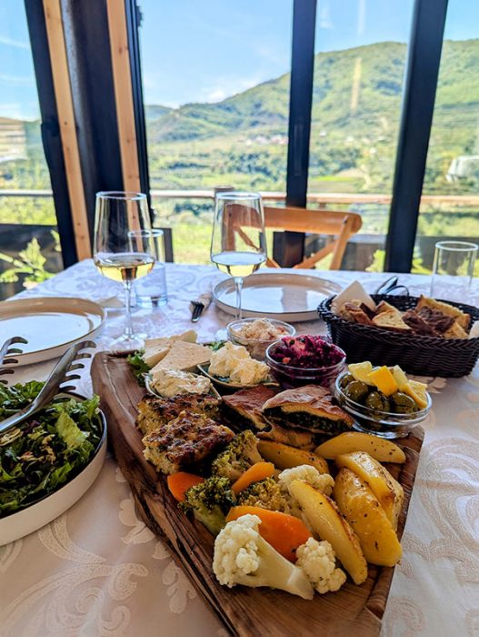 Wine tasting at Alpeta Winery