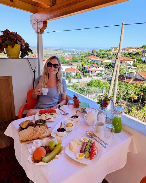 Beautiful Breakfast in Berat