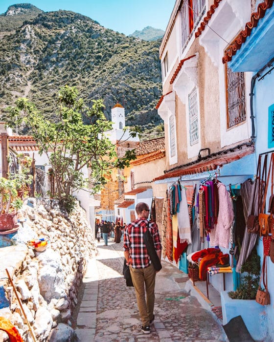 Shopping for souvenirs in Chefchaouen medina
