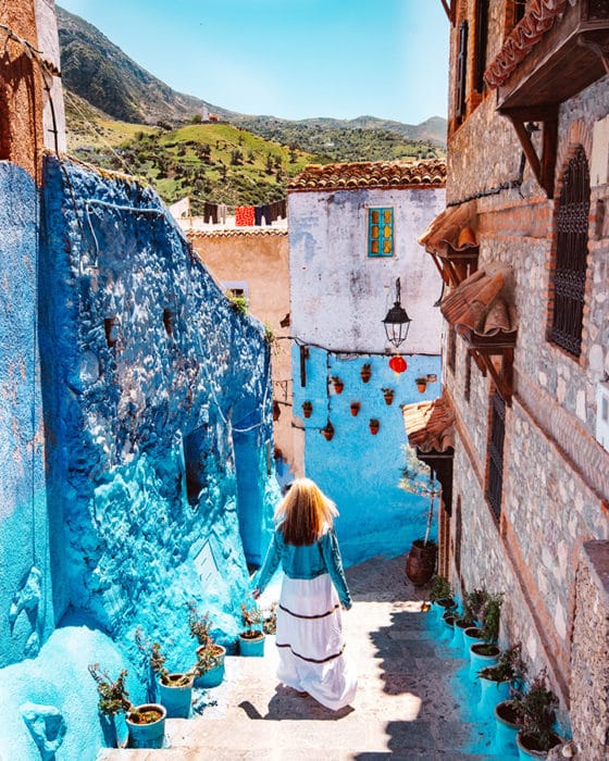 Getting lost in the maze of streets is one of the best things to do in Chefchaouen