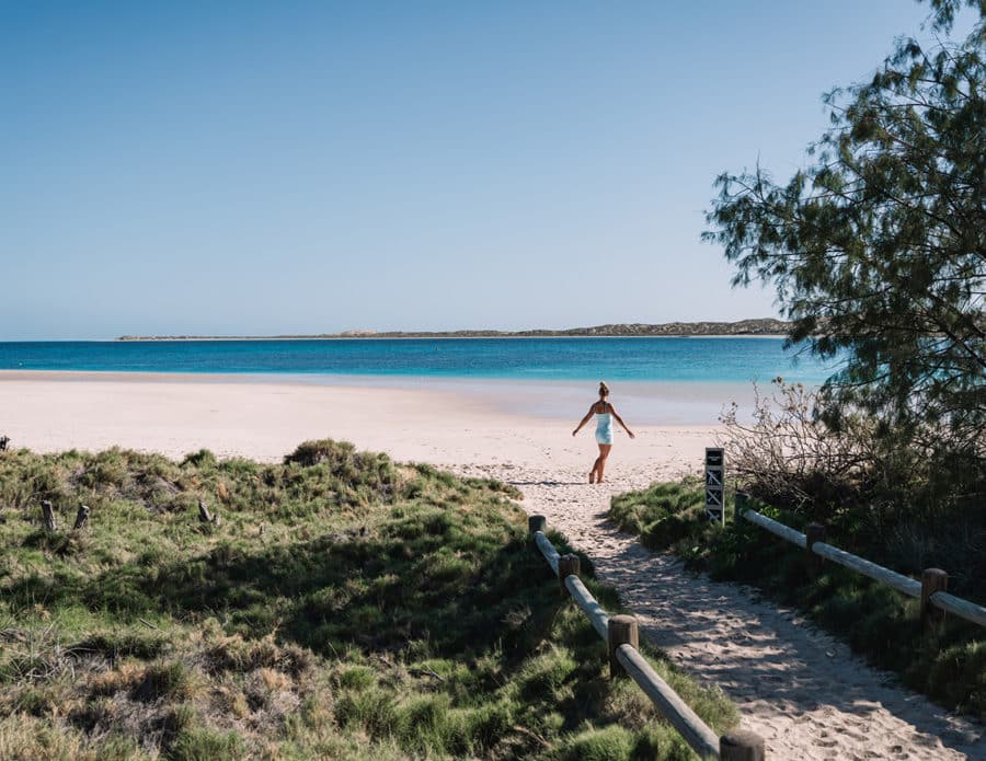 Spending a day at the beach is one of the top 10 things to do in Coral Bay, WA