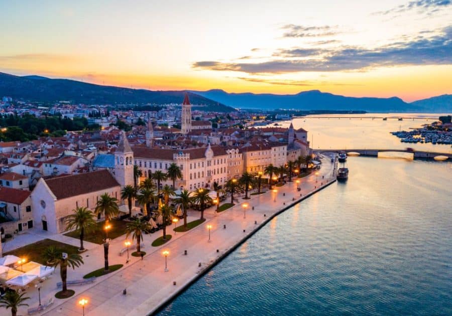 Visit the seaside town of Trogir on a day trip from Dubrovnik, Croatia
