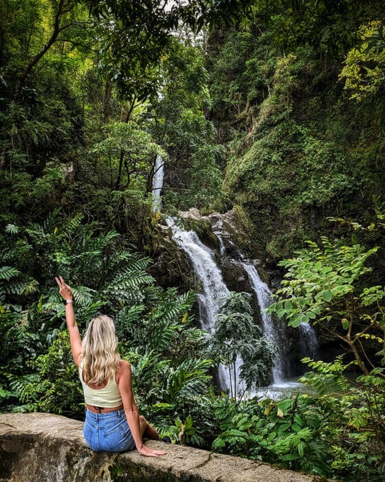 Upper Waikani Falls, Road to Hana