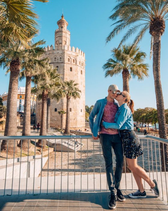 Exploring Seville, Spain together was an incredible experience