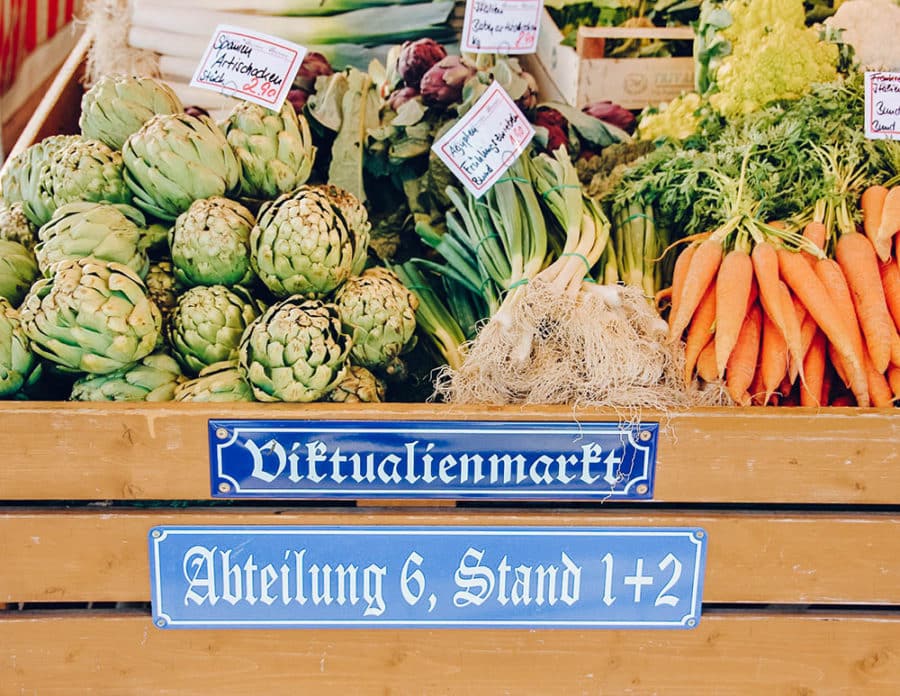 Visit the Viktualianmarkt during this 2 day Munich itinerary