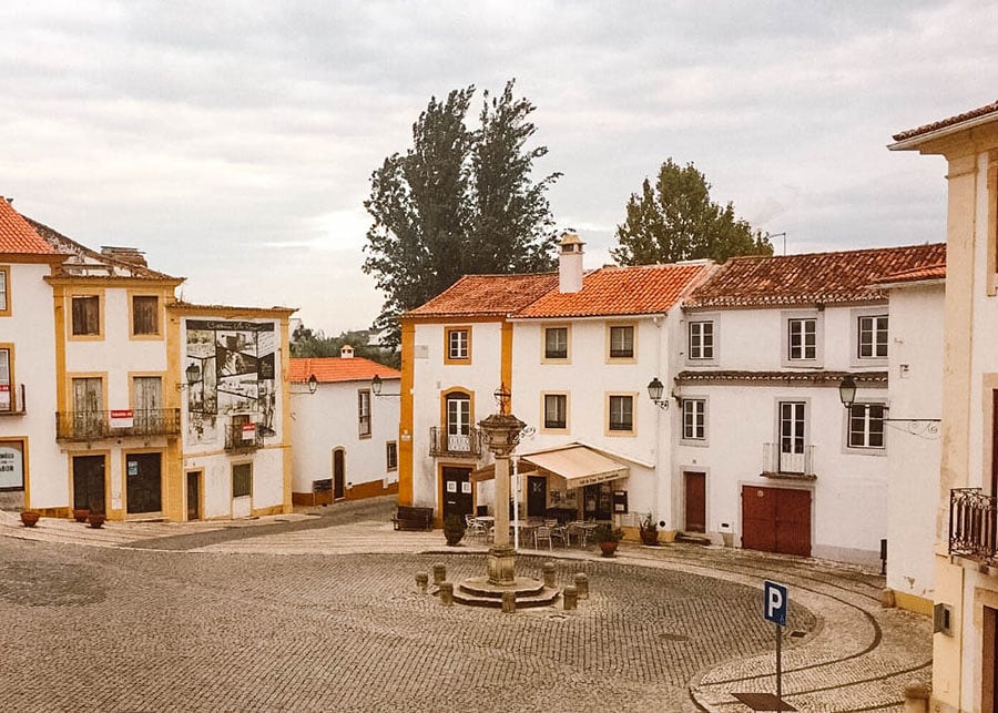 The pretty village of Constancia, Portugal