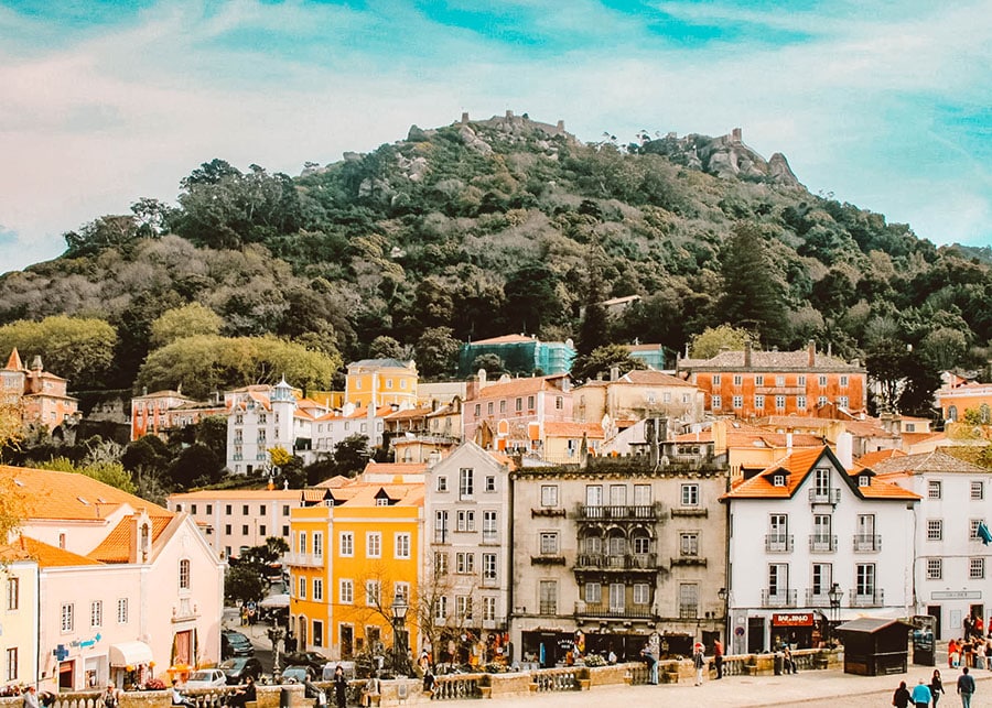 The colourful town of Sintra