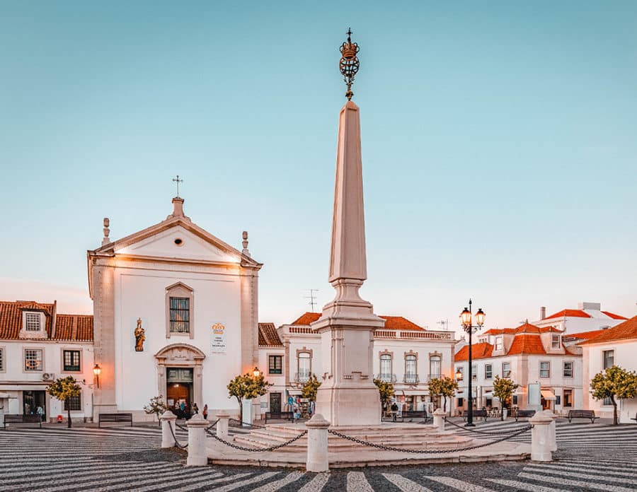 The beautiful small town of Vila Real de Santo Antonio, Portugal