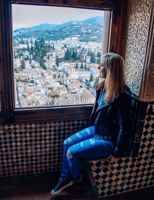 View of the Albaicín from the Alhambra