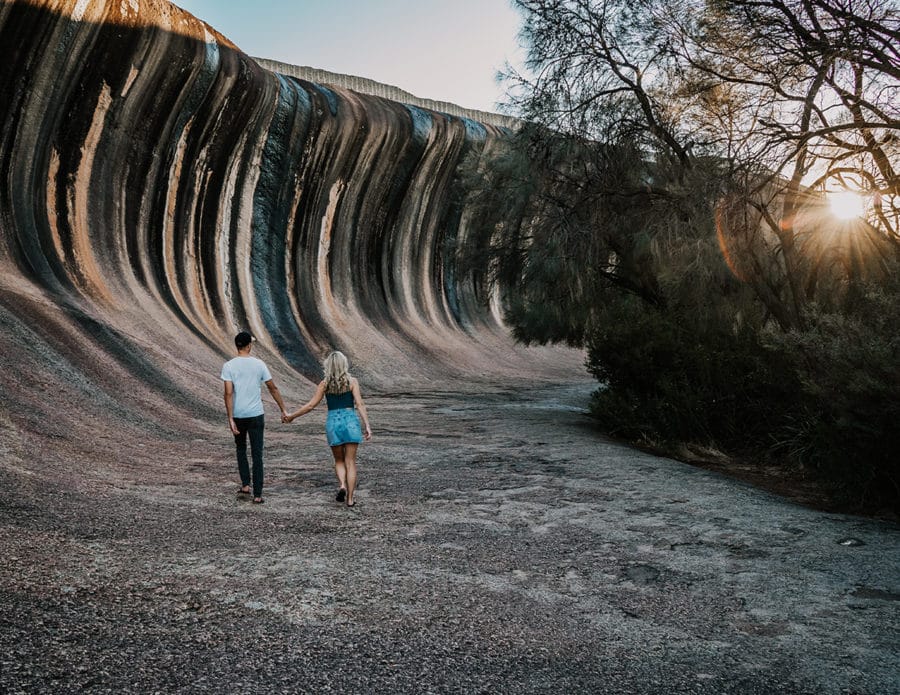 Wave Rock is one of the essential stops on your Perth to Esperance Road Trip