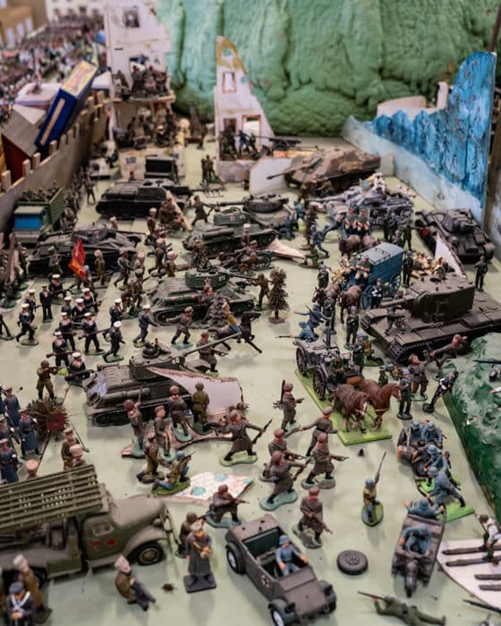 Miniature toy soldier museum, Hyden Western Australia