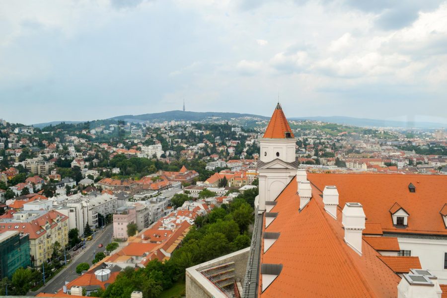 View from Bratislava castle