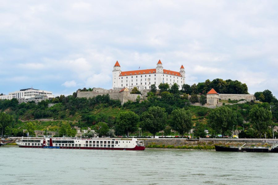 View of Bratislava castle