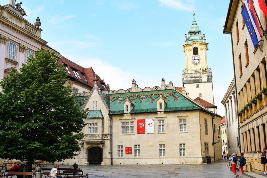 Walking tour of Bratislava