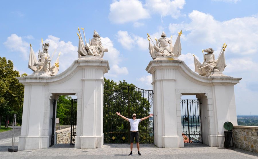 Beautiful gate at Bratislava Castle