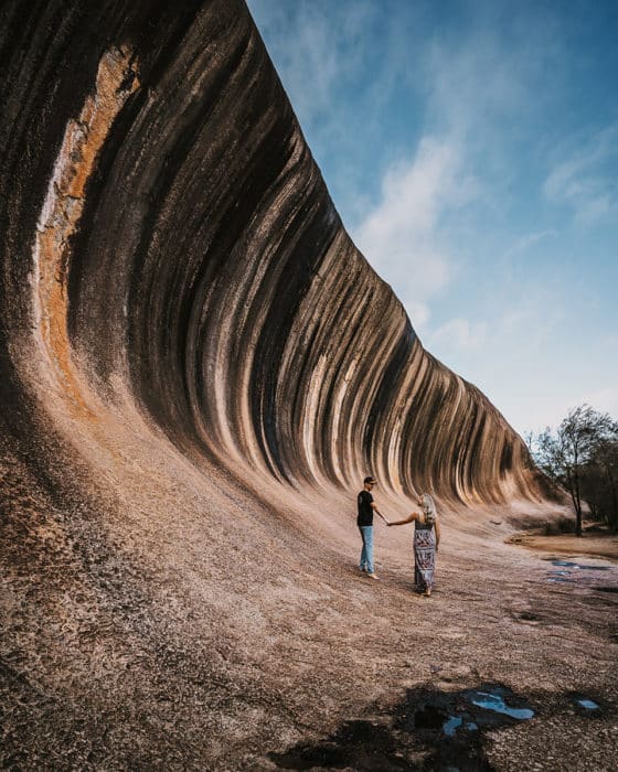 Visit Wave Rock on your road trip from Perth to Esperance