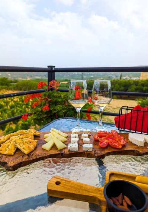 Wine tasting in Crete, Greece