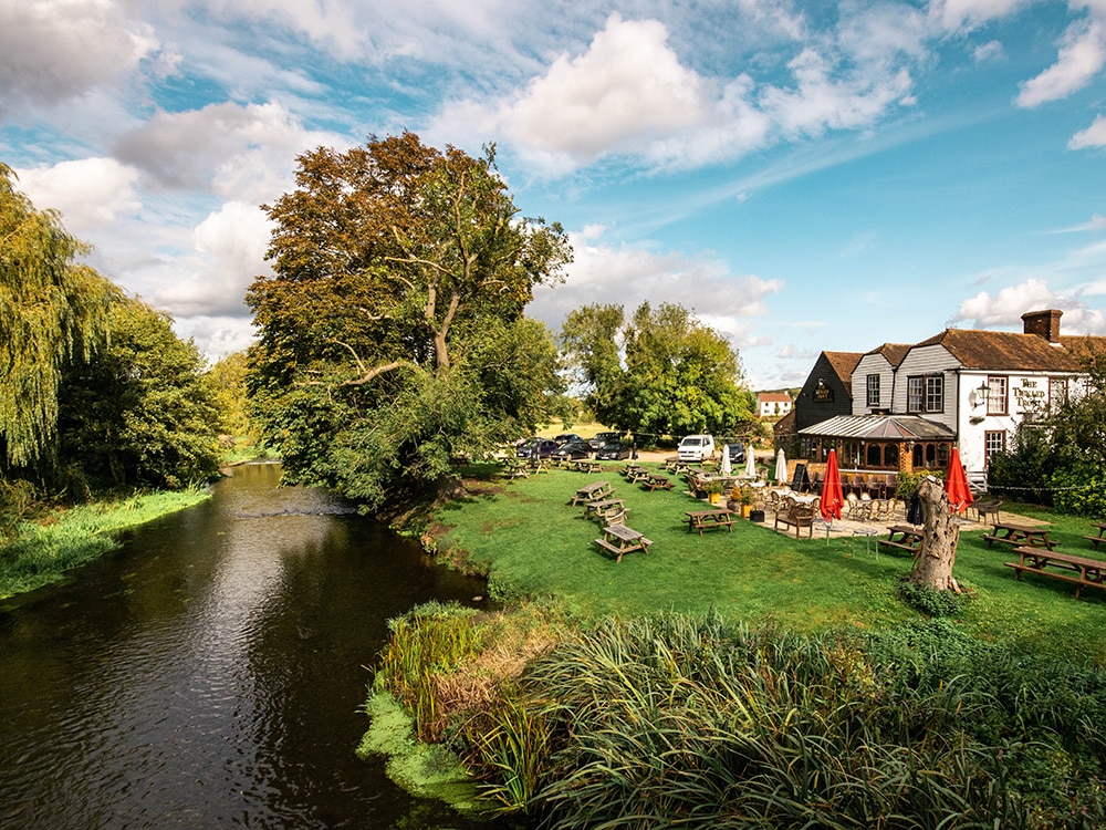 Visit the Tickled Trout Pub in Wye